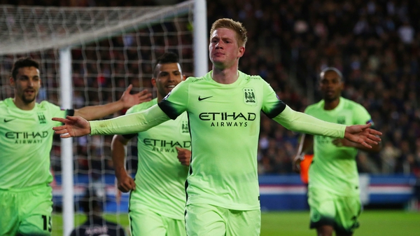 Kevin de Bruyne gave City the lead