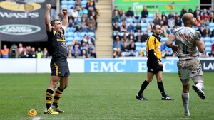 Jimmy Gopperth celebrates kicking the match-winning kick