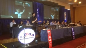 Mental health campaigner Bressie addressed the delegates in Cavan at the union's annual conference