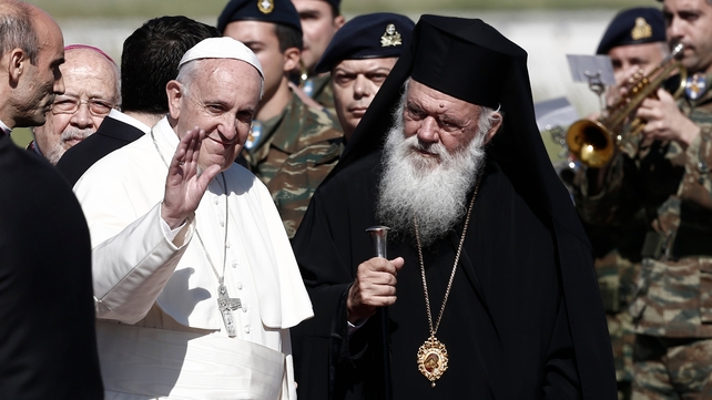 Pope Francis Visits Greece, Takes 12 Refugees To Vatican