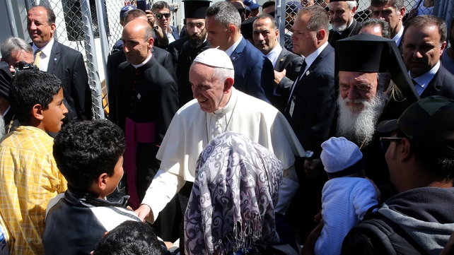 Pope Francis Visits Greece, Takes 12 Refugees To Vatican