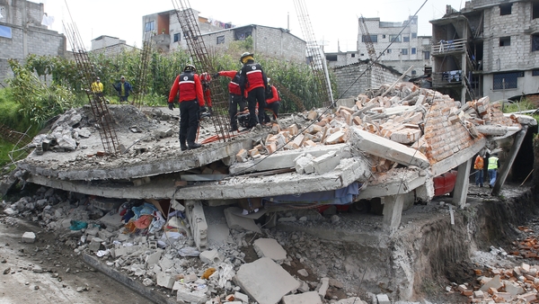 Dozens of people are still missing from the weekend earthquake