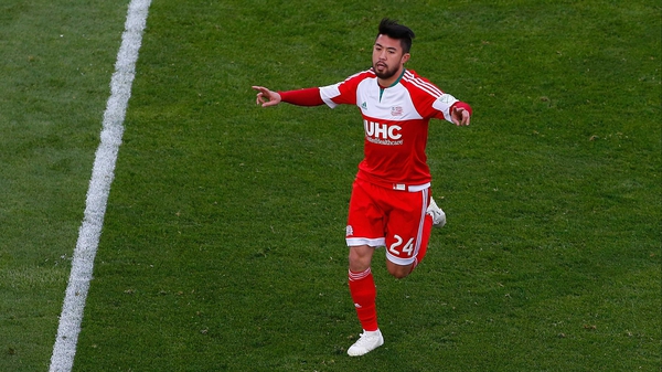 Lee Nguyen levelled with a last-gasp penalty for Revolution