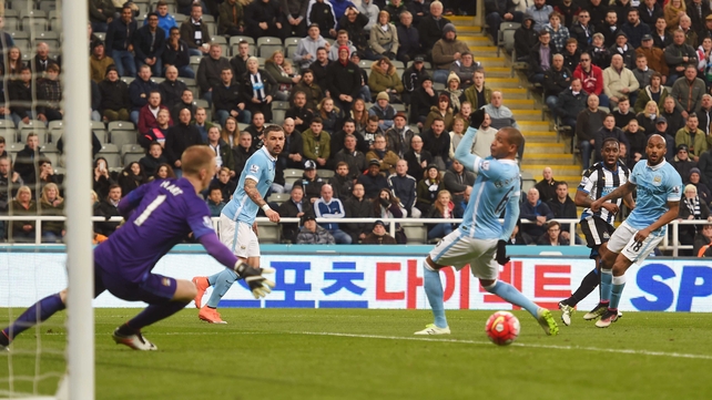 Vurnon Anita equalises for Newcastle