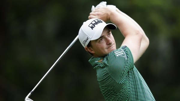An eagle on the 13th was the highlight of Paul Dunne's round