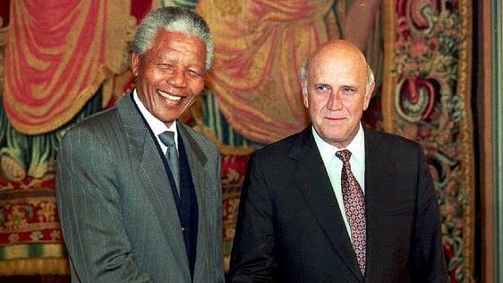 Nelson Mandela and President de Klerk (1994)