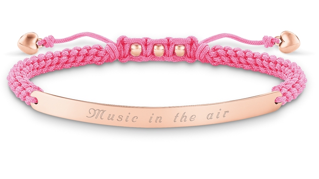 Rose Gold & Pink Festival Love Bridge Bracelet