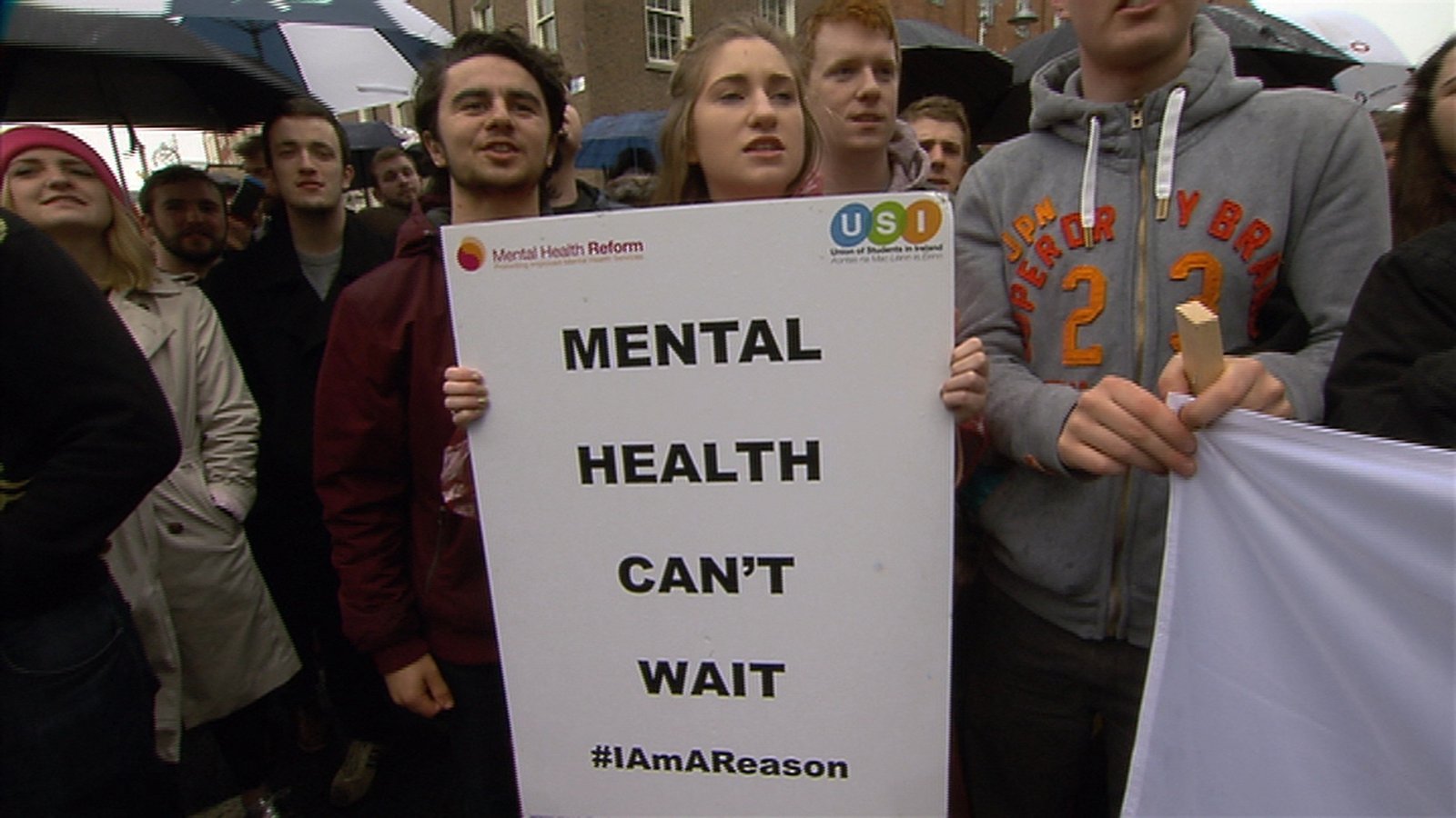 Protest over mental health spending