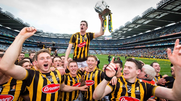 Kilkenny celebrate winning the 2015 All-Ireland SHC title