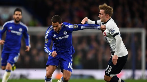 Eden Hazard fired home the leveller for Chelsea