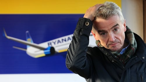 Ryanair CEO Michael O'Leary yesterday announced more flight cancellations during the winter months