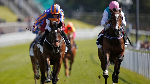Somehow rallies to win the Cheshire Oaks under Ryan Moore