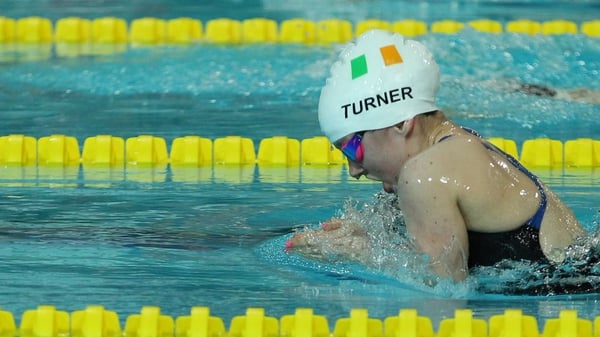 Nicole Turner taking part in the breaststroke at the Championships earlier this week
