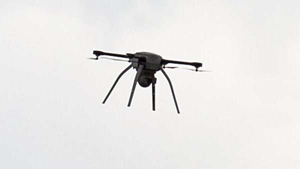 Drones may not be flown farther than 300m from the person operating them