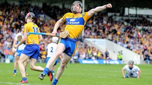 Tony Kelly scores the winning point against Waterford in the Allianz Division 1 final