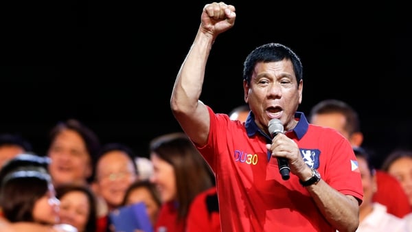 Rodrigo Duterte also said he would give security forces 
