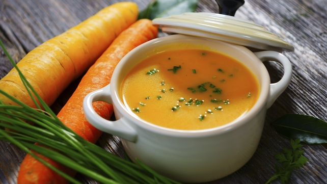 Carrot, Coconut and Lemon grass Soup