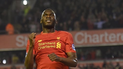Christian Benteke was on the mark in what could be his last Anfield appearance for Liverpool