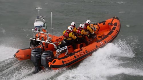 RNLI boats from Aran Islands and Galway were involved in the search (file pic)
