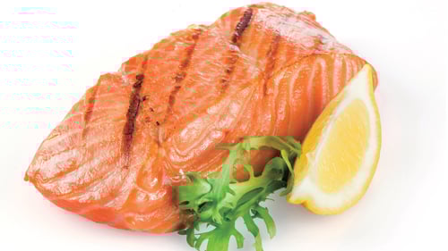A tasty and healthy salmon fillet.