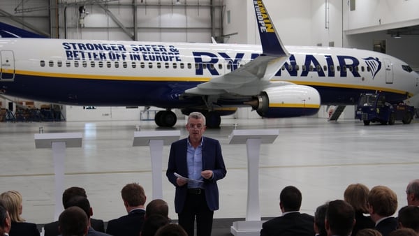 Ryanair carried more than 106 million passengers in the year to the end of March, up 18% on the previous year