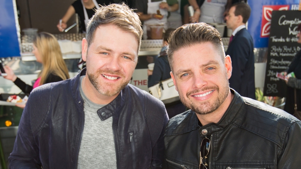 They're waffly versatile. Brian McFadden and Keith Duffy