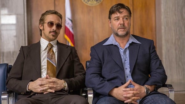 Gosling and Crowe's buddy-cop 'bromance' is up there with up comedic greats like - Abbott and Costello and Bob Hope and Bing Crosby