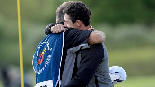 Rory McIlroy: 'It all just sort of hit me and when that final putt went in.'