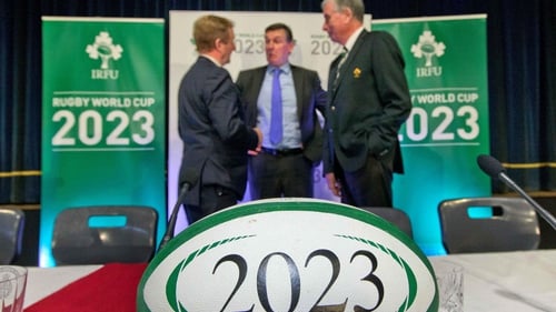 The IRFU's 2023 World Cup bid will be unveiled on Tuesday