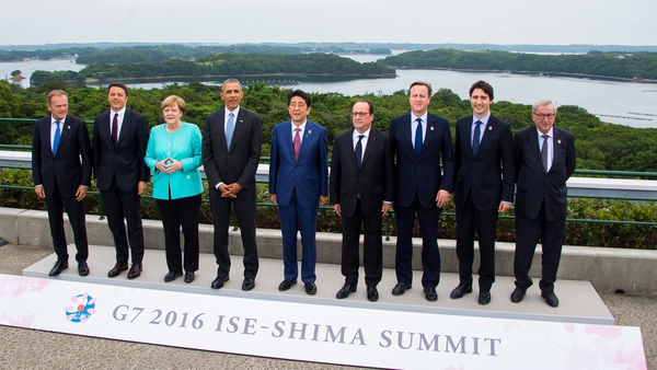 The Group of Seven leaders are holding a summit in Japan