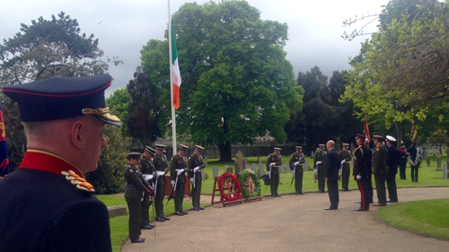 The event at Grangegorman Military Cemetery was part of the Ireland 2016 Centenary Programme