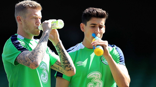 James McClean and Callum O’Dowda James McClean and Callum O’Dowda