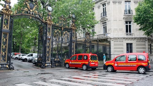 The accident in Paris happened at Parc Monceau as a thunder storm rumbled over the French capital