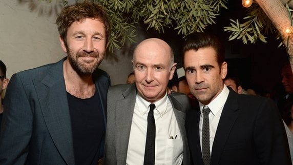 Irish Actor Chris O'Dowd with Colin Farrell and Irish Film Board CEO James Hickey