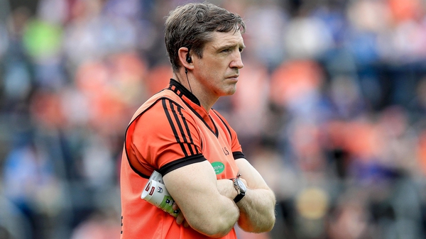 Kieran McGeeney's team looked set to be promoted