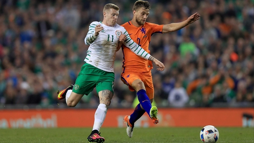 James McClean: 'Holland are not far off the level of teams who we will be playing in France'