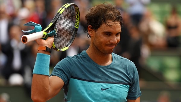 Rafael Nadal has been hampered by a wrist injury