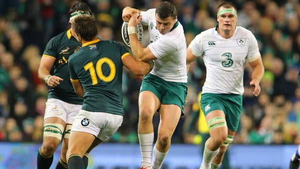 Robbie Henshaw in action against South Africa last year