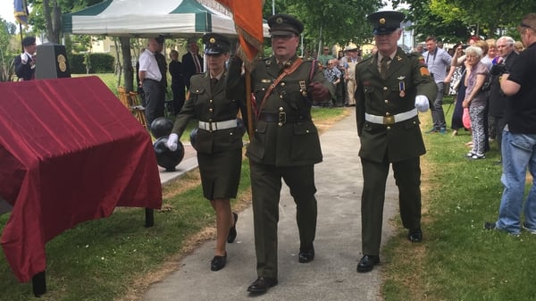 Two plaques bearing the names of the 226 soldiers were unveiled at a monument to the war dead in Tralee
