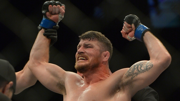 Michael Bisping is back in the octagon after just a three week break