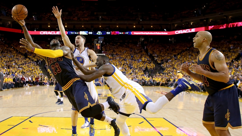 LeBron James was helpless as the Warriors took a 2-0 Finals lead