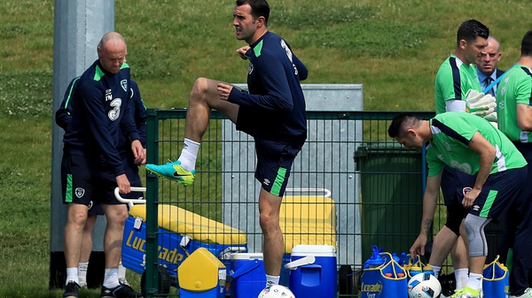 Keane took part in today's session at Abbotstown