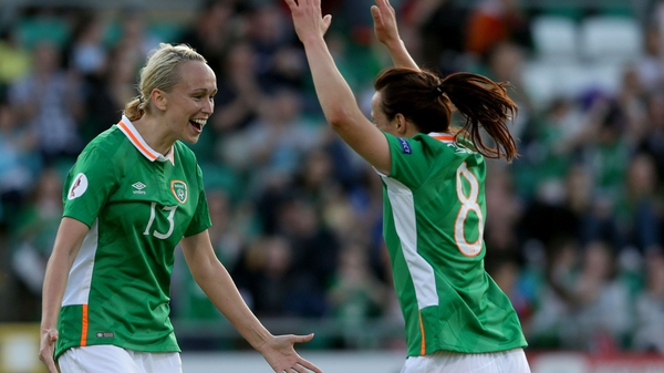 Stephanie Roche (L) is back in the Ireland set-up