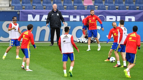 Spain play the Czech Republic first at Euro 2016