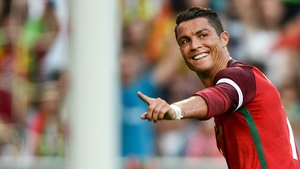 Ronaldo was on the scoresheet twice in Lisbon