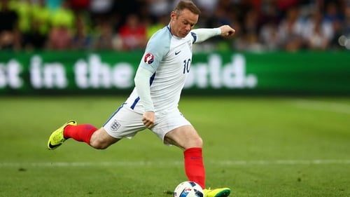 Wayne Rooney in action for England during Euro 2016