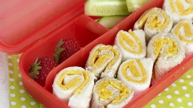 Cheese Pinwheel Sandwiches