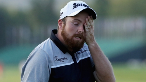 A dejected Shane Lowry at Oakmont during his disappointing final round