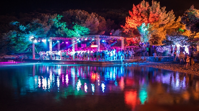 A myriad of colours at Love International's beach stage