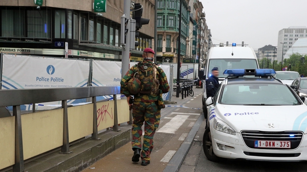 Area around Brussels shopping centre was sealed off by police